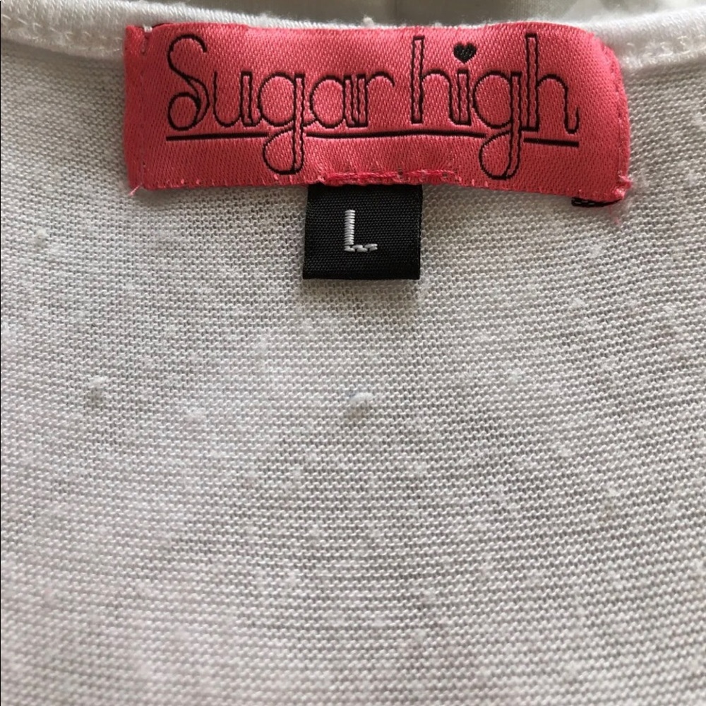 Cropped graphic blouse - Picture 3 of 3